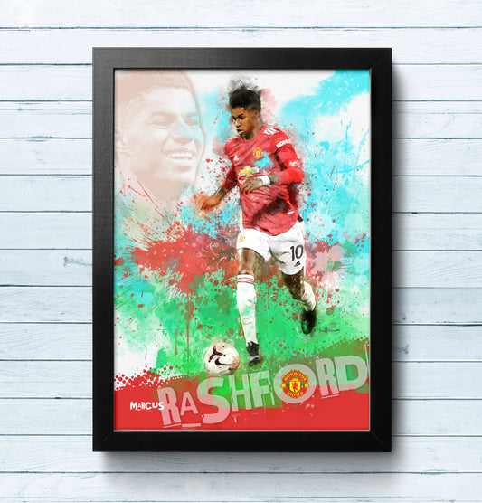 Marcus Rashford, Man united poster