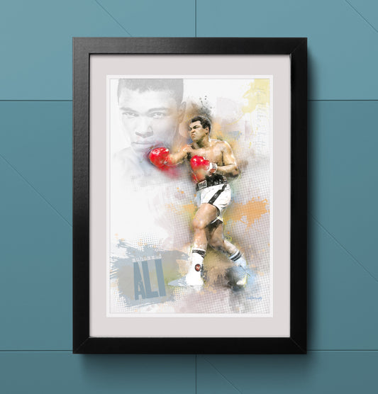 muhammad ali art print