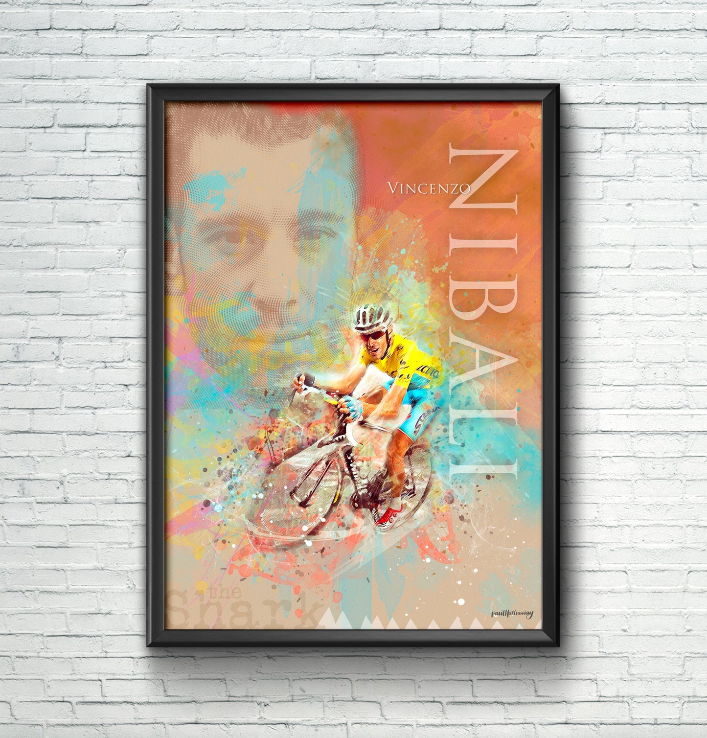 Vincenzo Nibali - Cycling Art Print