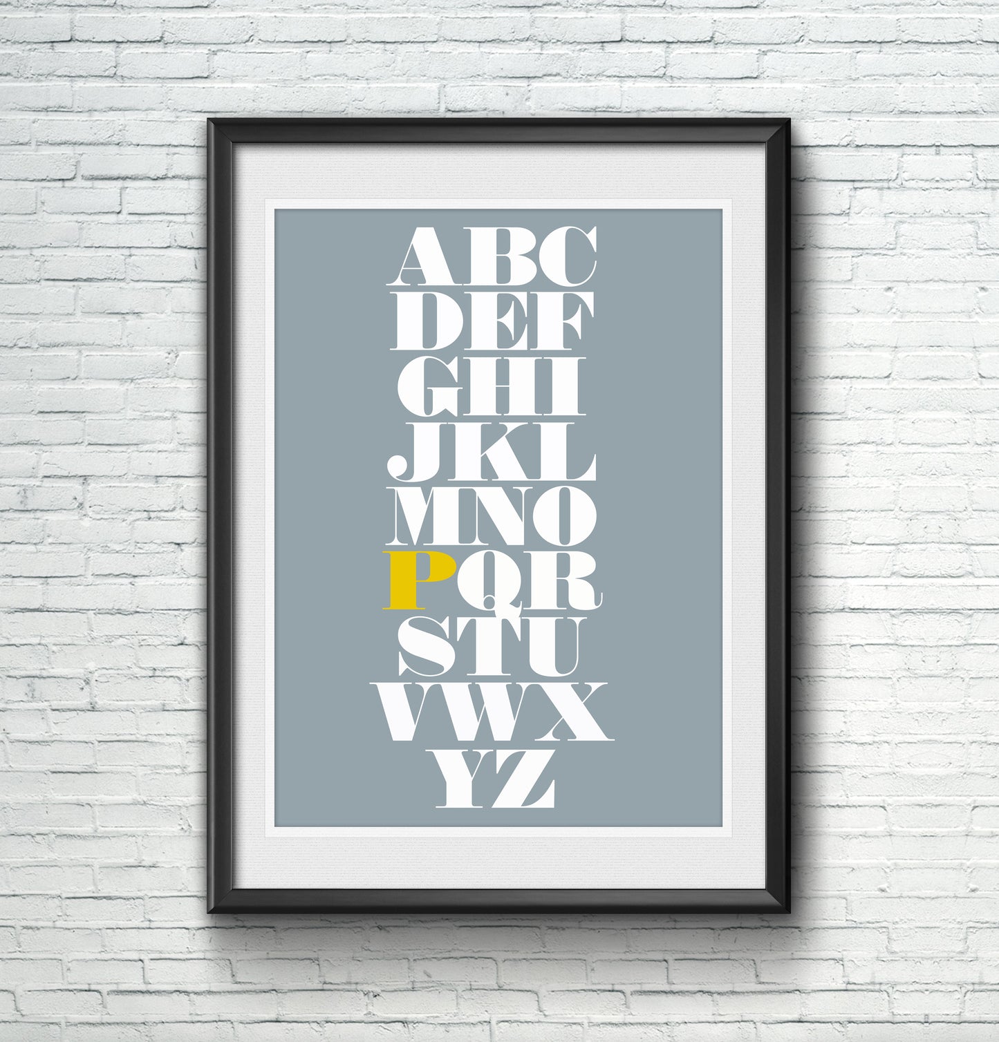 Alphabet - Personalised Wall Art Print