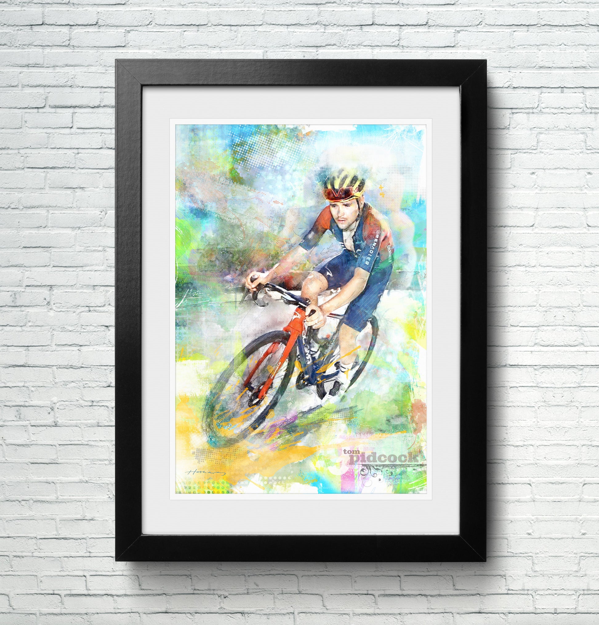 tom pidcock art print