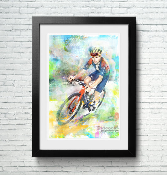 tom pidcock art print
