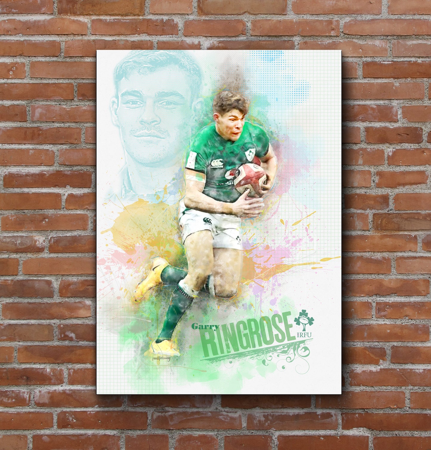 Garry Ringrose - Irish Rugby Art Print