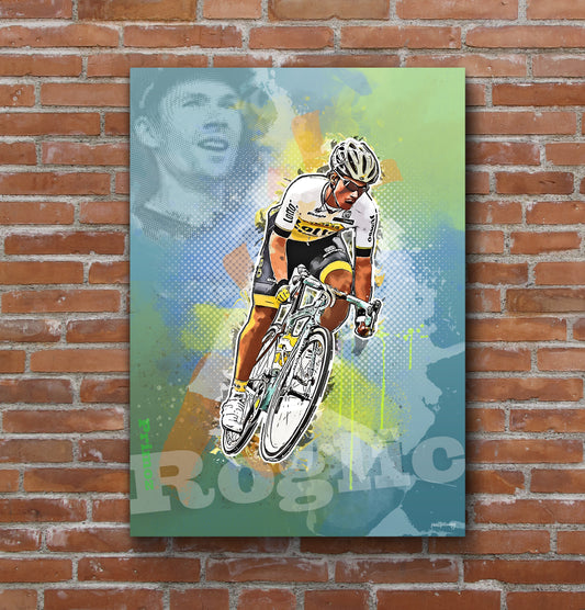 primoz roglic canvas art print