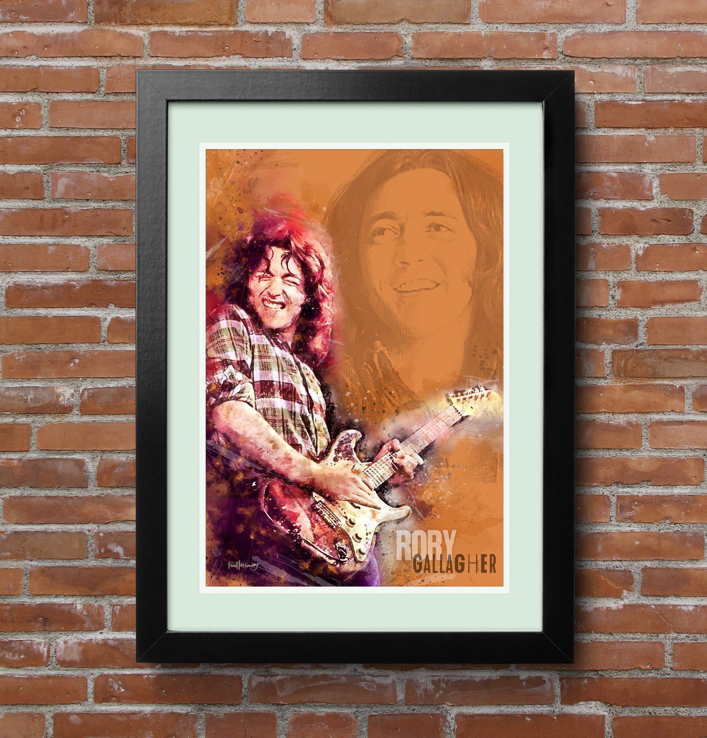 Rory Gallagher - Music Art Print