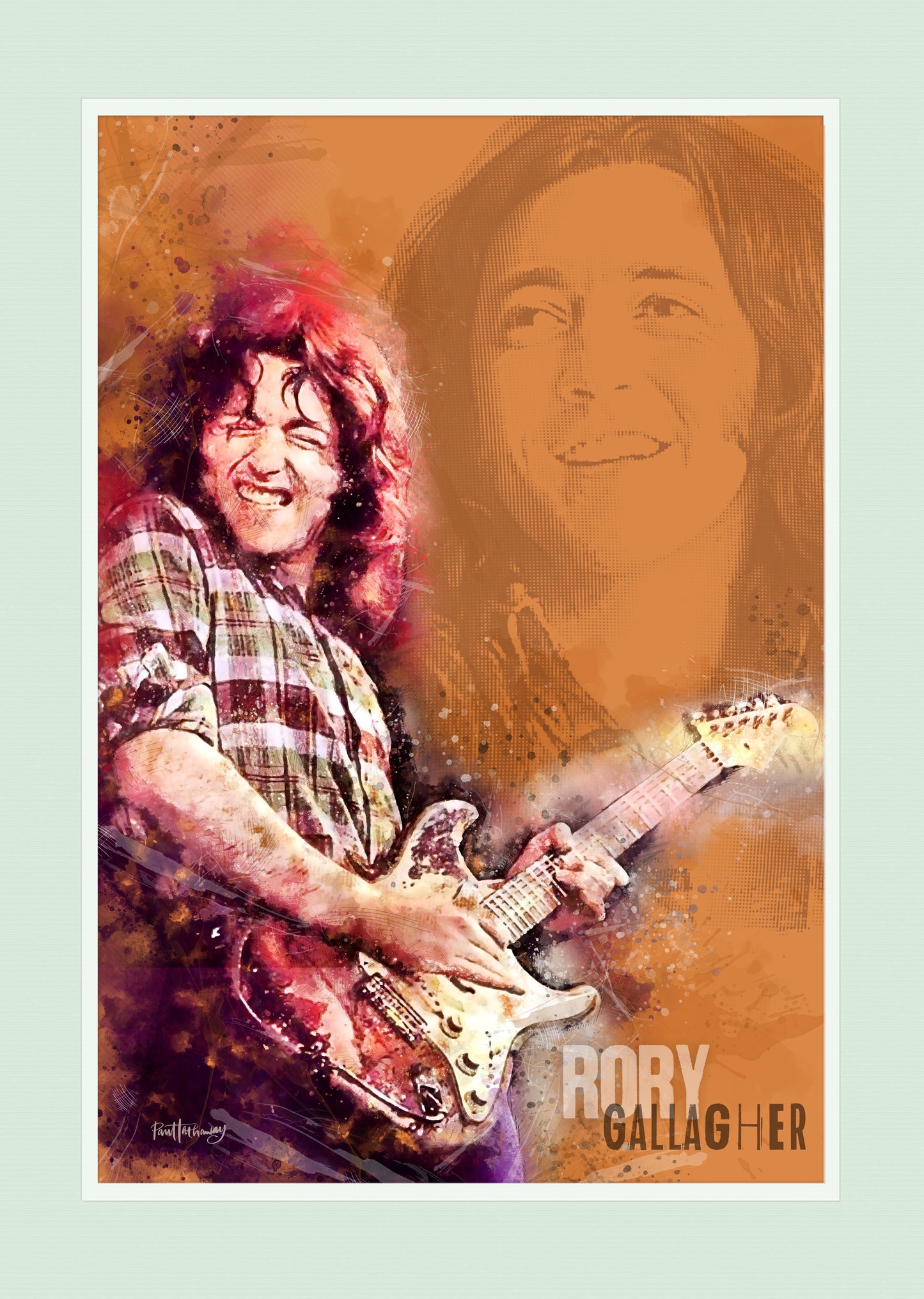 Rory Gallagher - Music Art Print