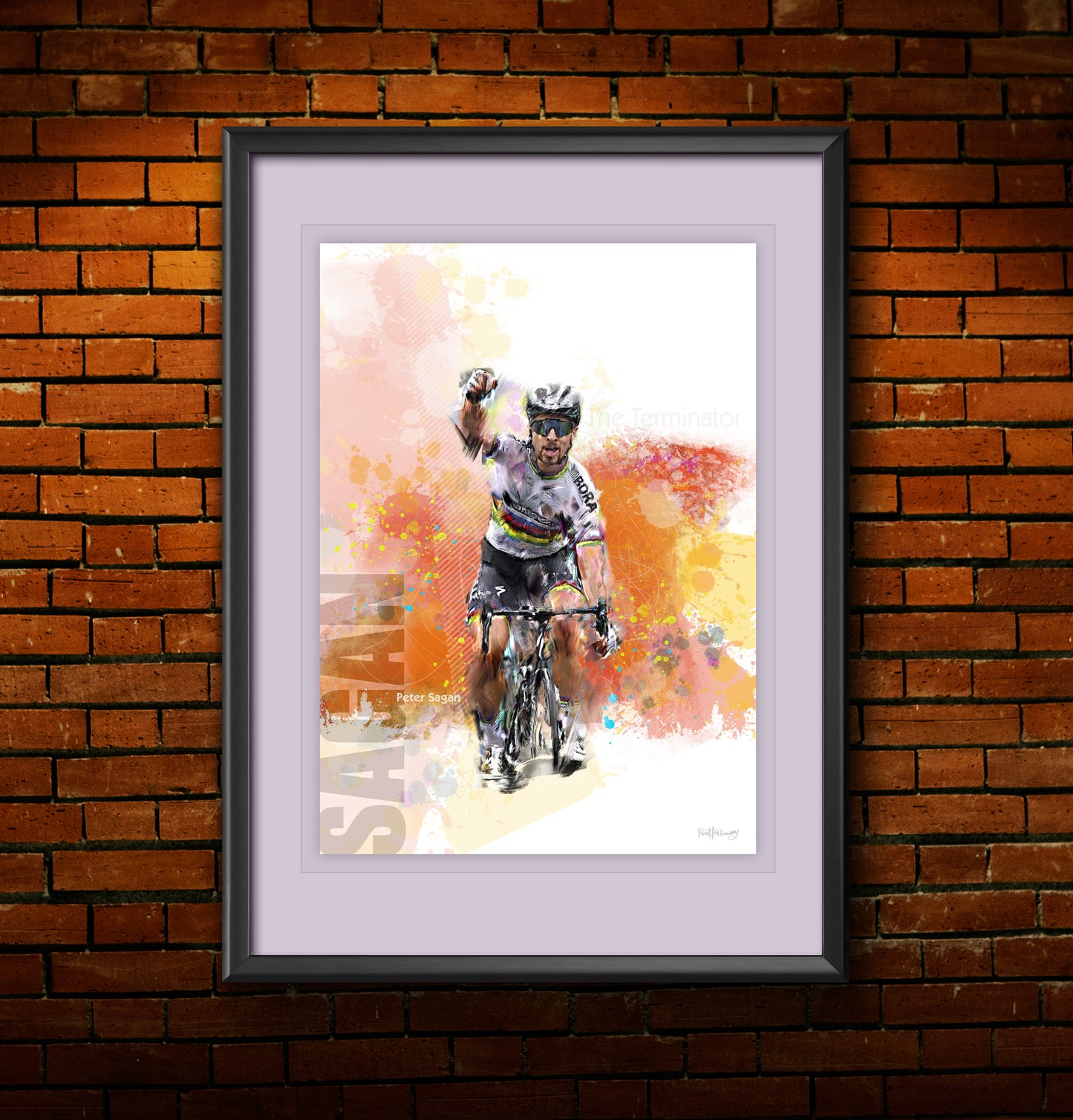 Peter Sagan - Cycling Art Print - Option 1