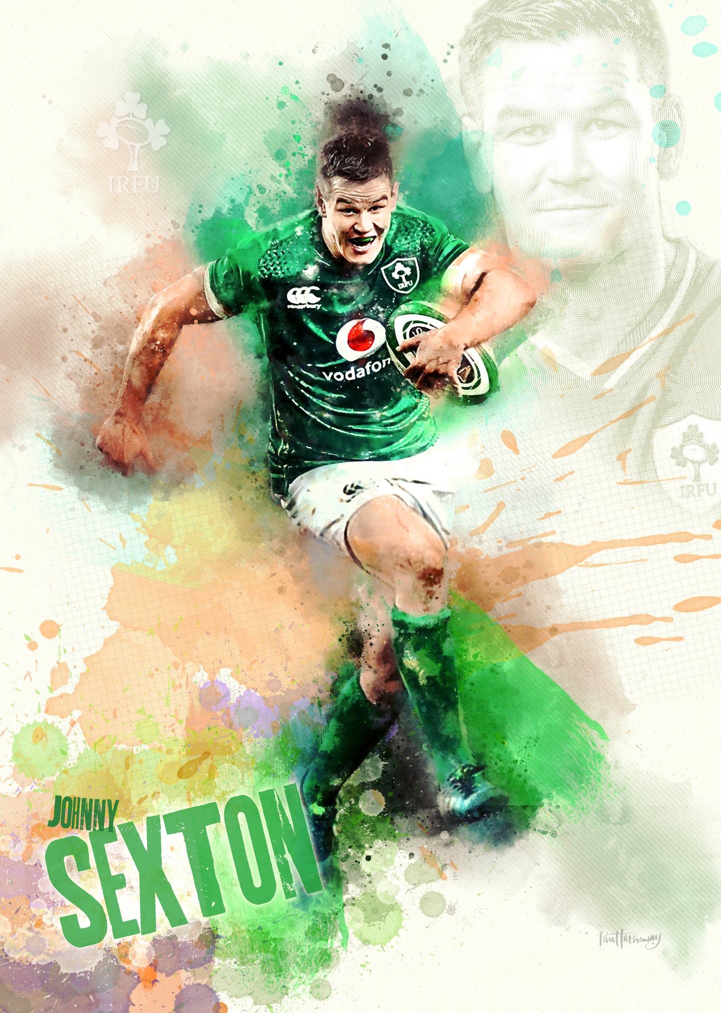 johnny sexton art print