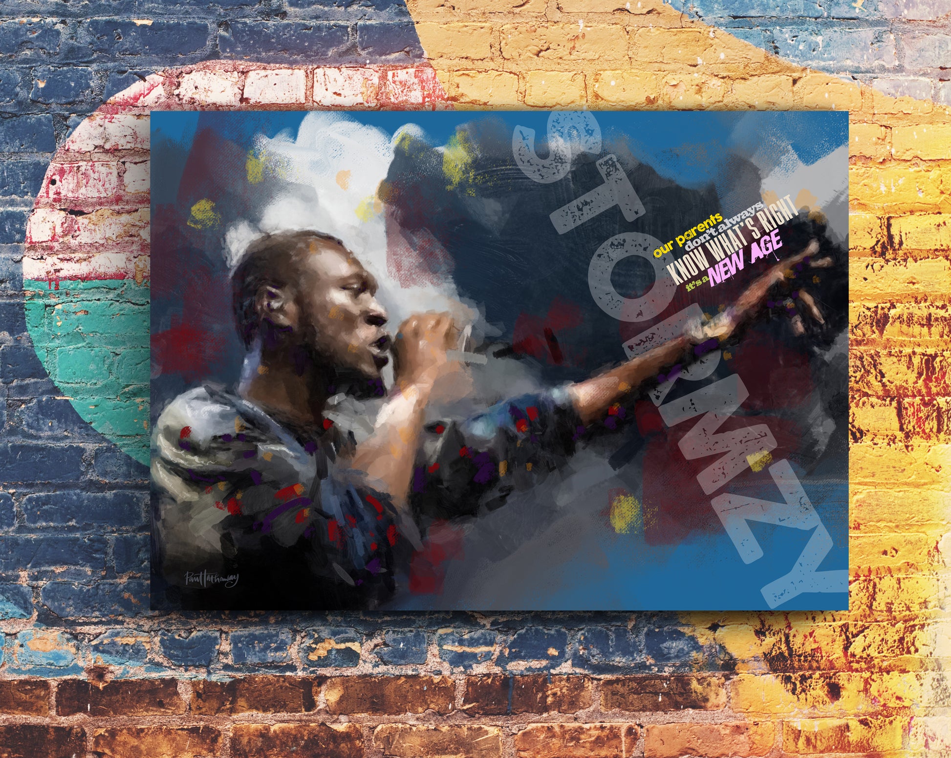 stormzy canvas art print