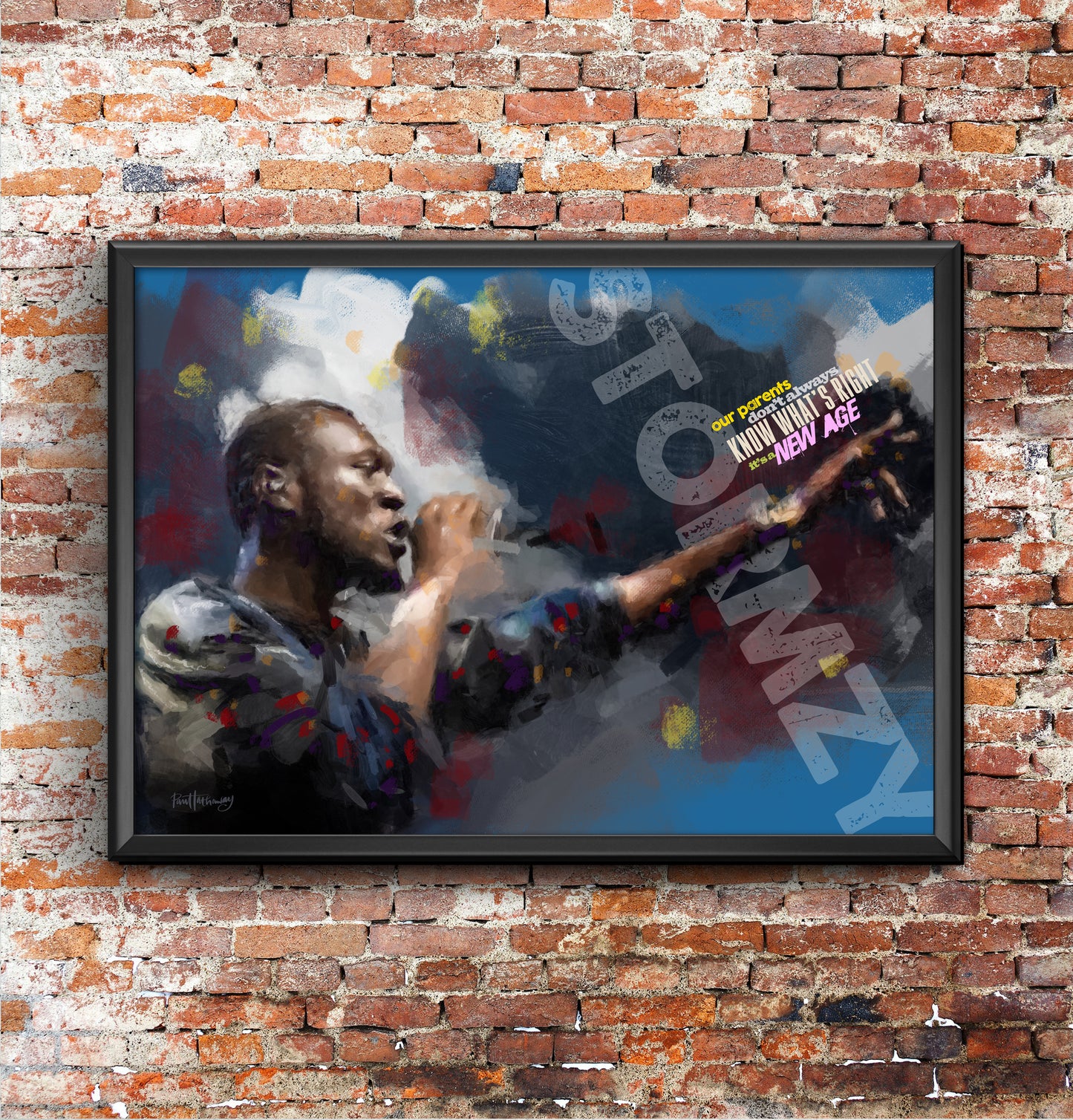 Stormzy - Music Art Print