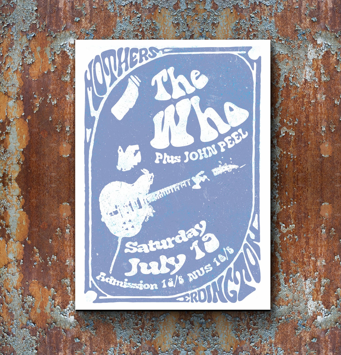 the who poster canvas print