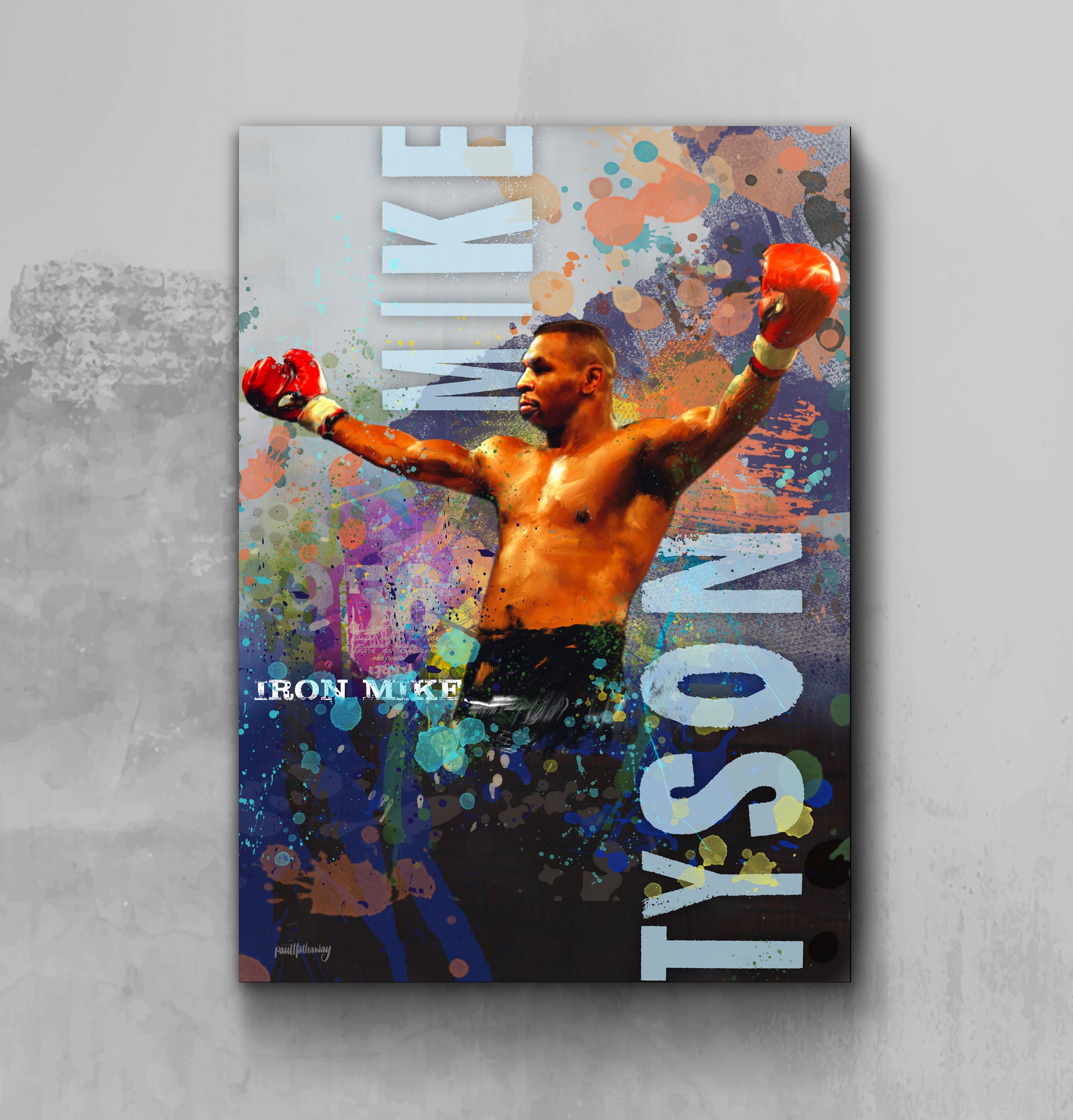 mike tyson 3 canvas print