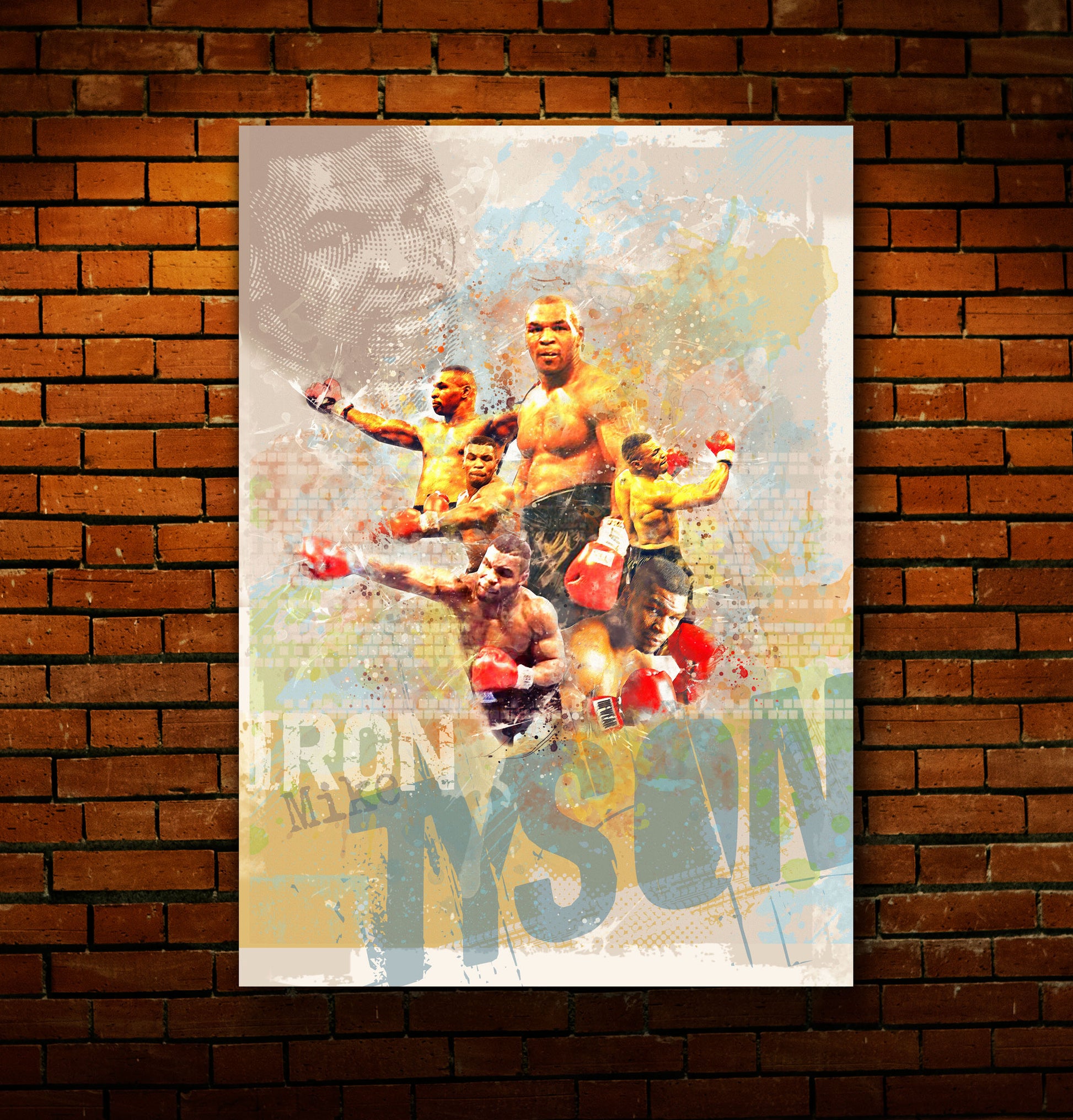 mike tyson canvas print