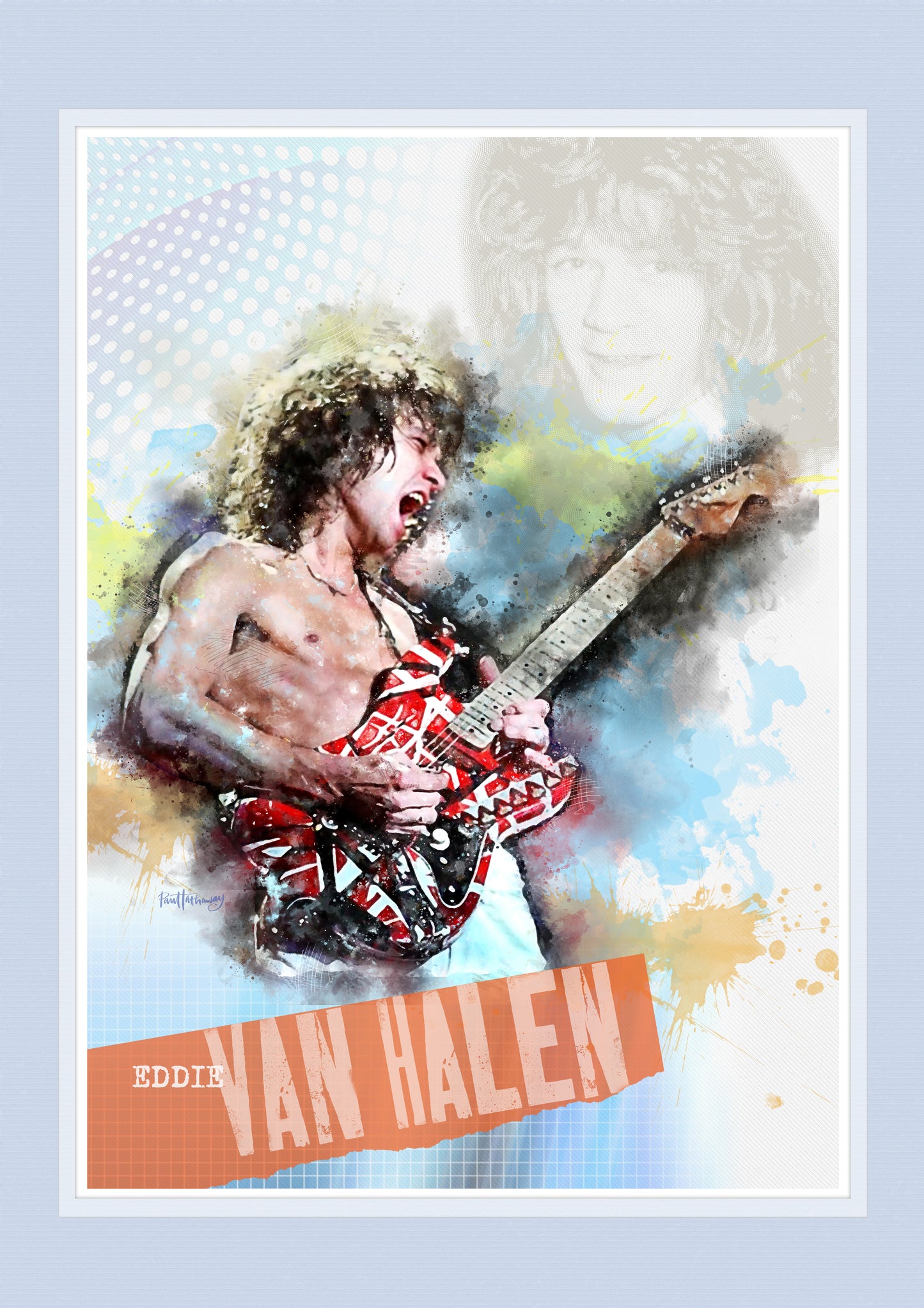 Eddie Van Halen - Music Art Print