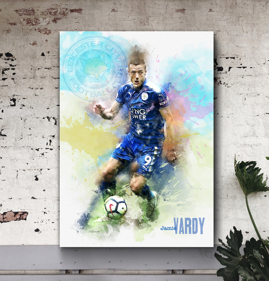 jamie vardy poster print