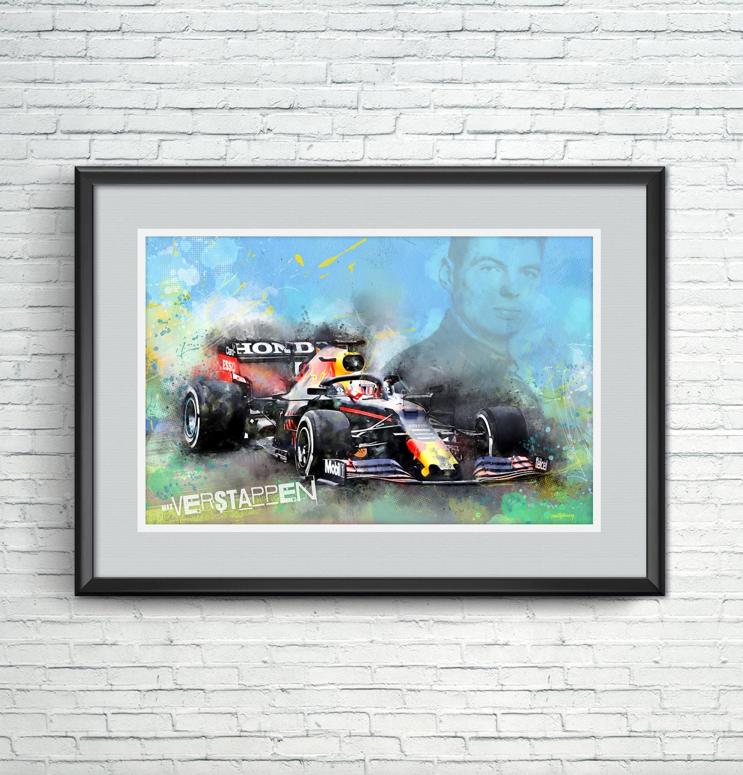 Max Verstappen - Motor Racing Art Print
