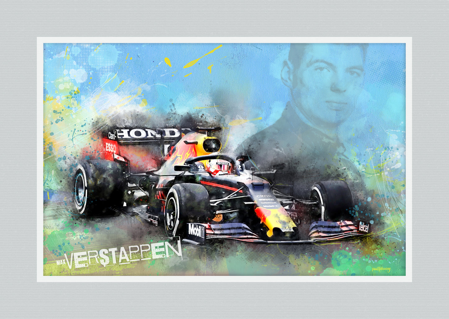 Max Verstappen - Motor Racing Art Print