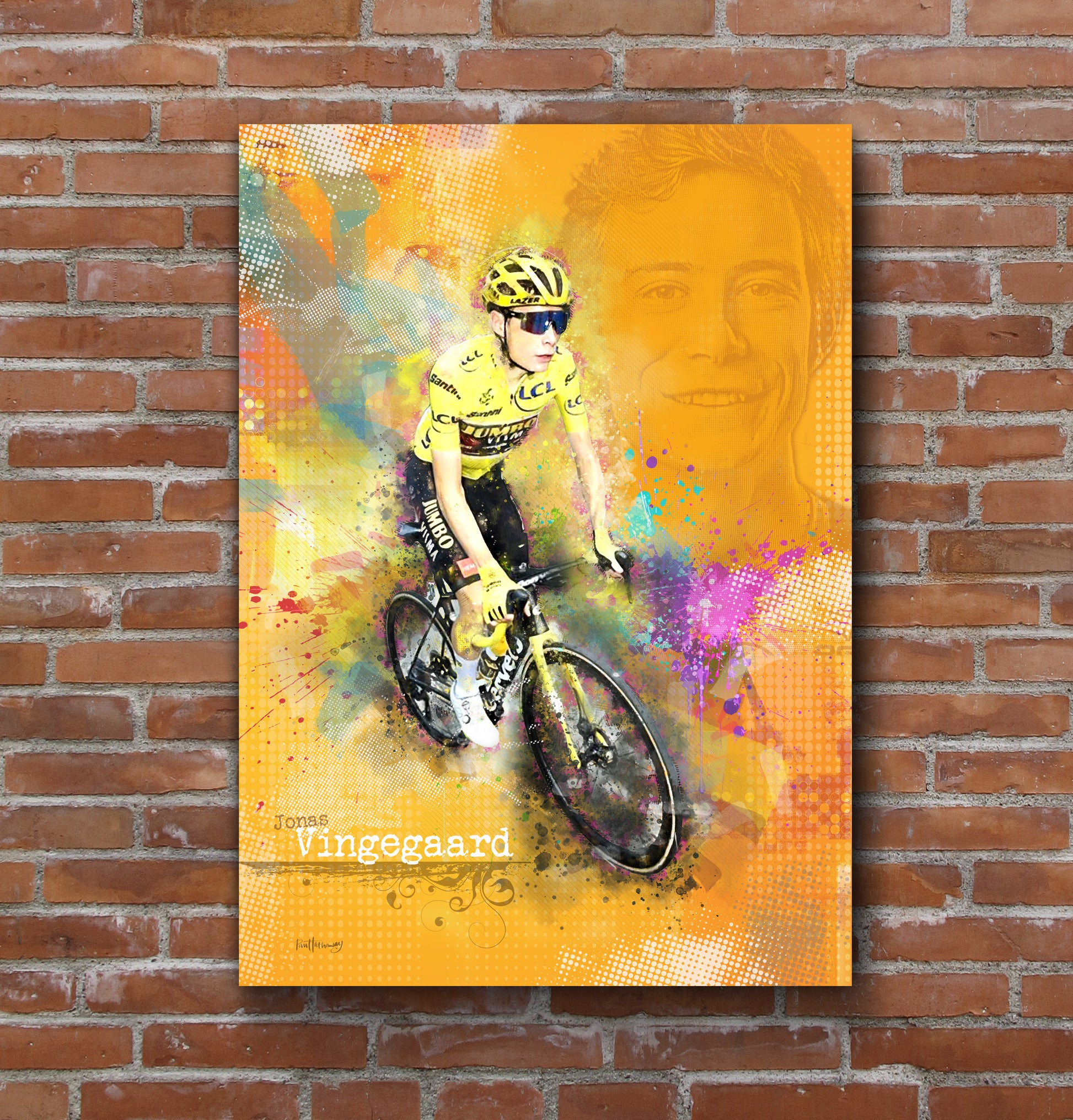 jonas vingegaard canvas art print