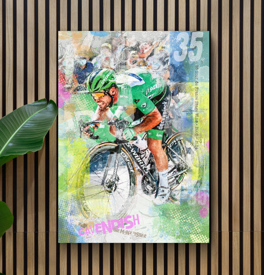 Mark Cavendish - Cycling Art Print - Option 3