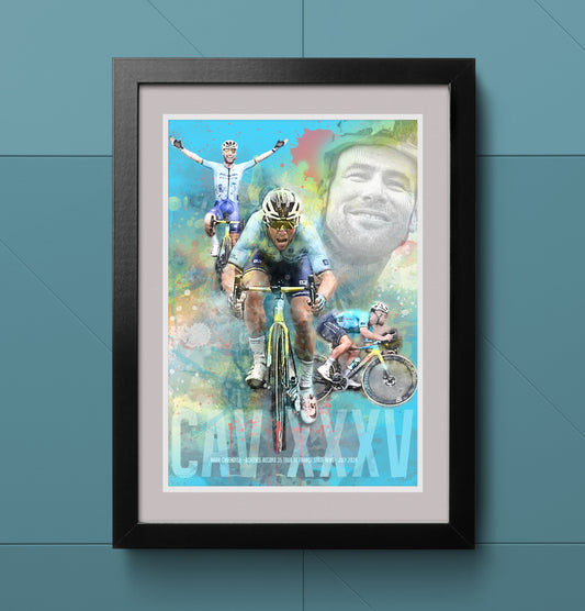 Mark Cavendish - Cycling Art Print - Option 5