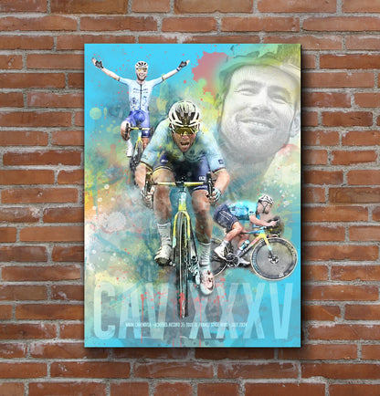 Mark Cavendish - Cycling Art Print - Option 5