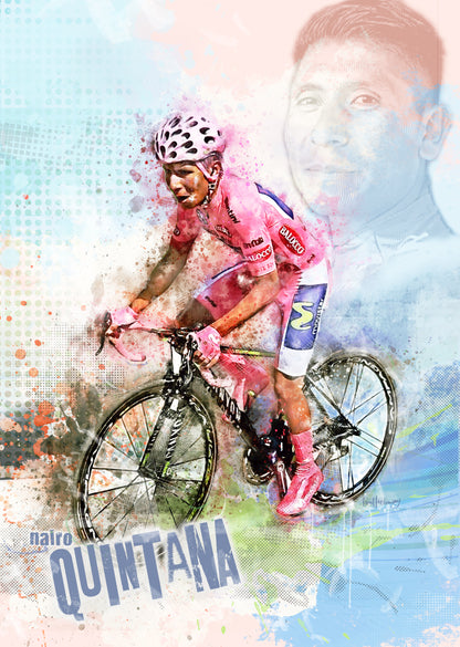 Nairo Quintana - Cycling Art Print