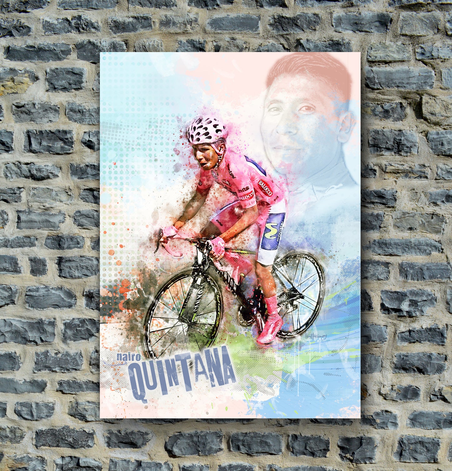 Nairo Quintana - Cycling Art Print