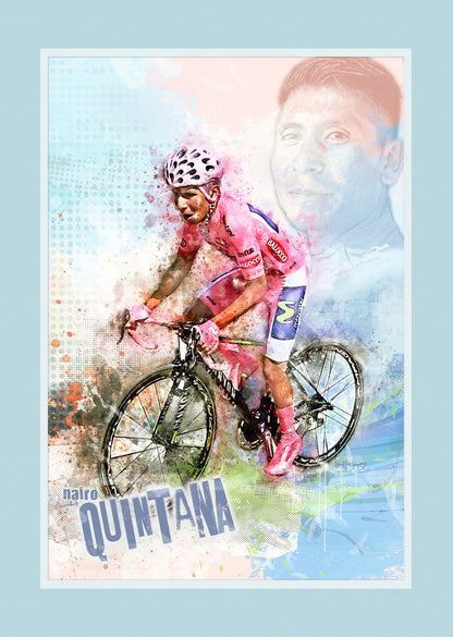 Nairo Quintana - Cycling Art Print