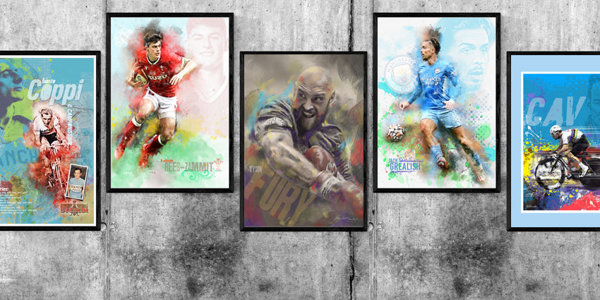 Sports art prints and posters