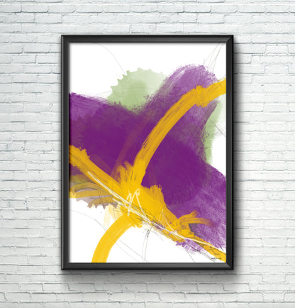 Colour splash - Abstract Wall Art Print