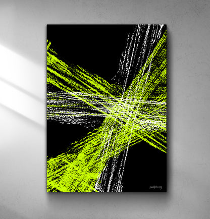 funky abstract canvas print