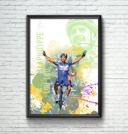 Julian Alaphilippe - Cycling Art Print