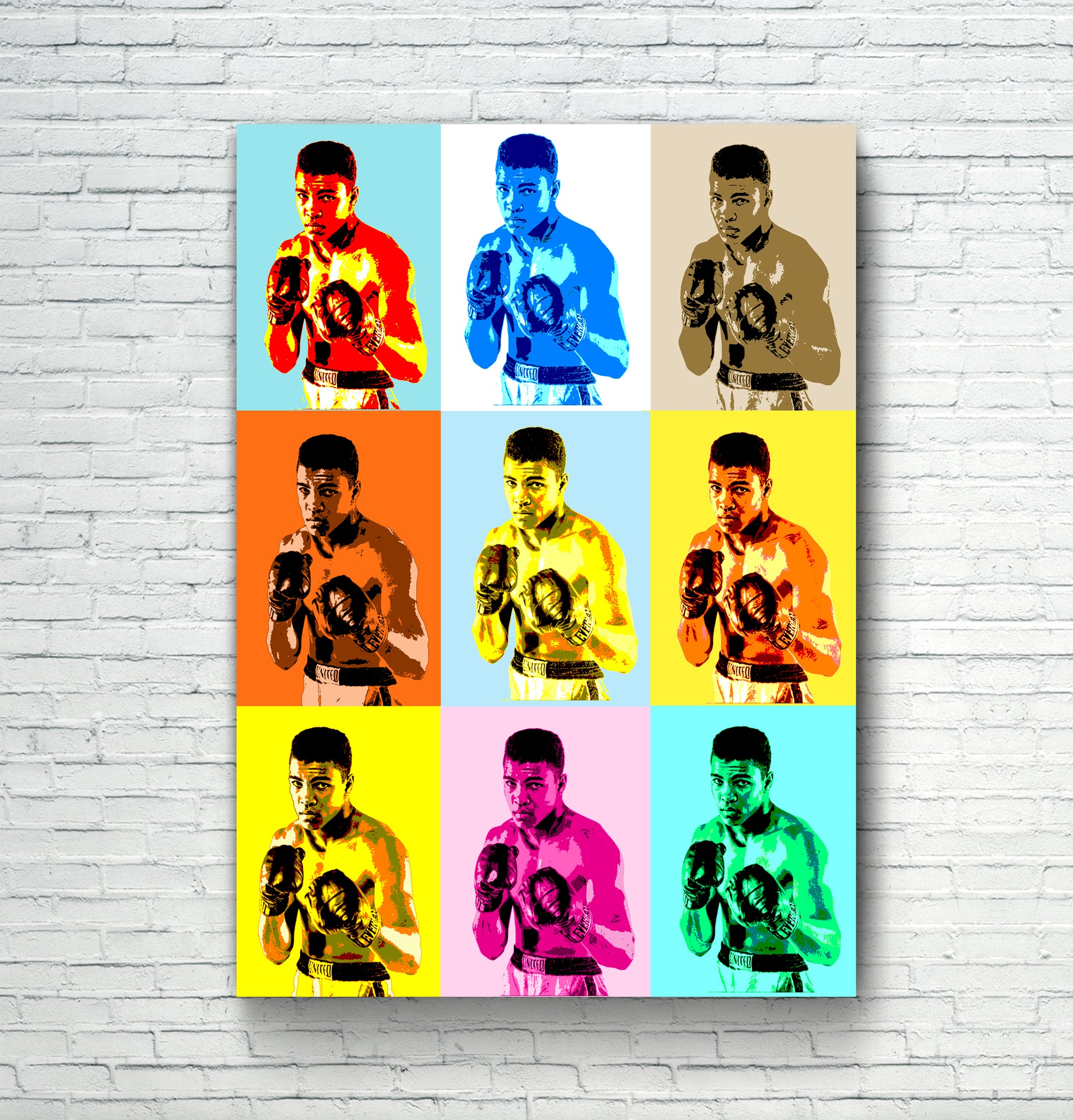 muhammad ali boxing art