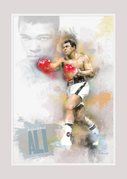 Muhammad Ali - Boxing Art Print - Option 3