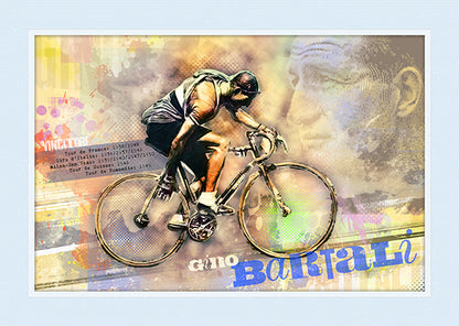 Gino Bartali - Cycling Art Print