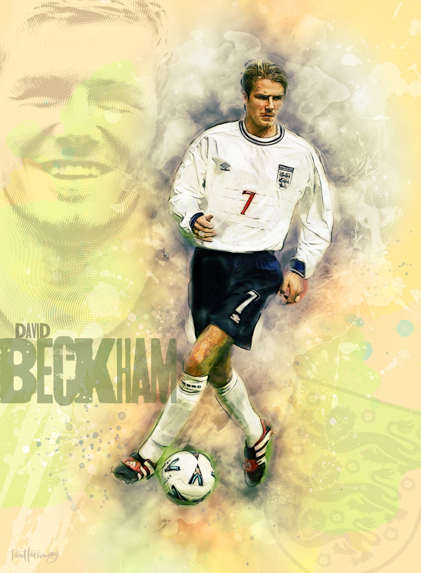 David Beckham poster