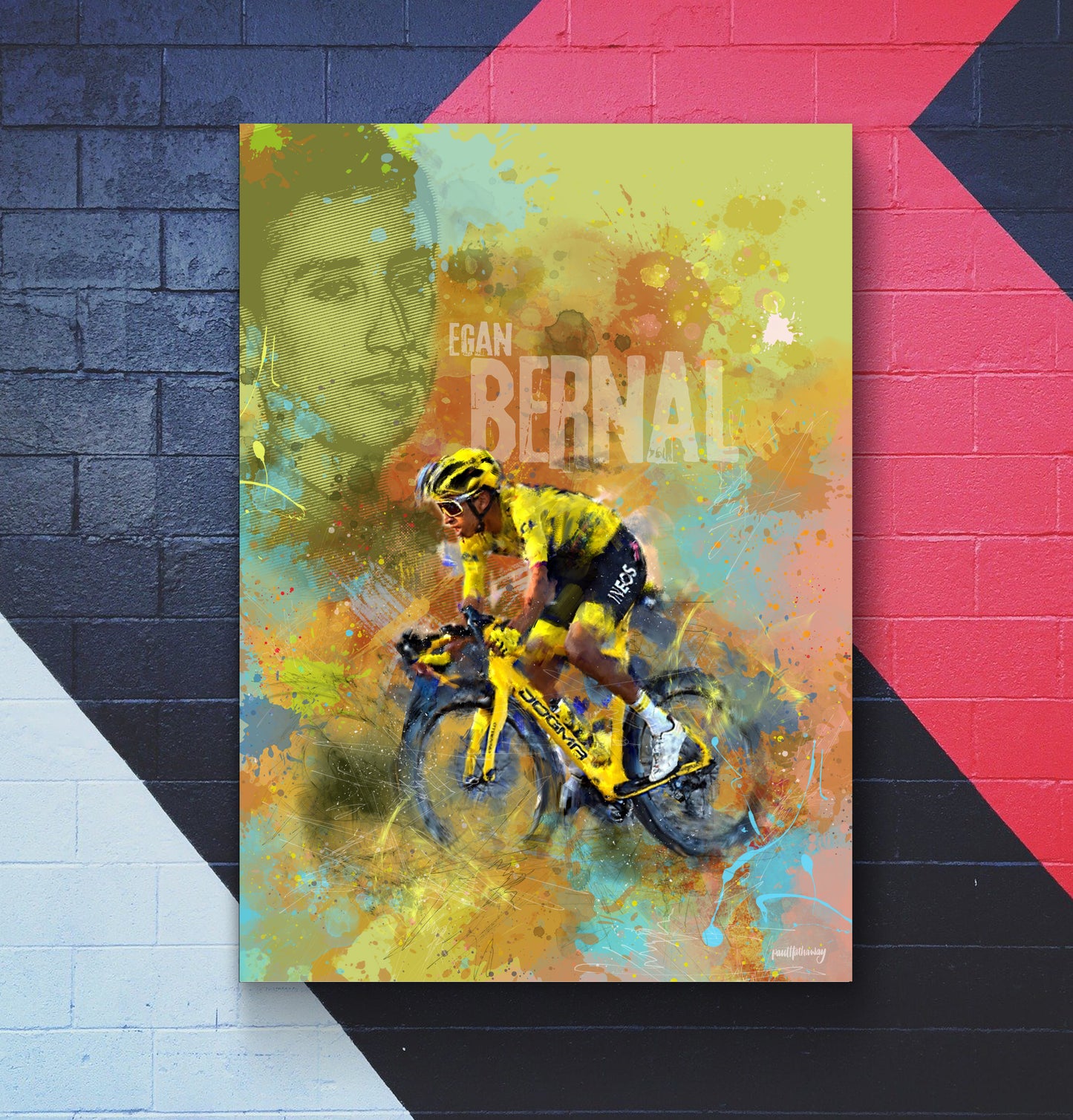 Egan Bernal - Cycling Art Print
