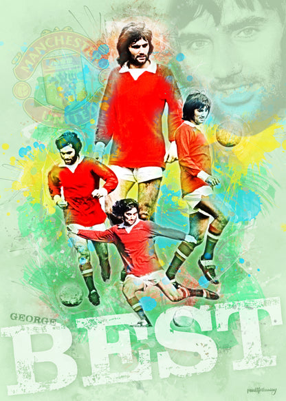 George Best - Manchester United poster