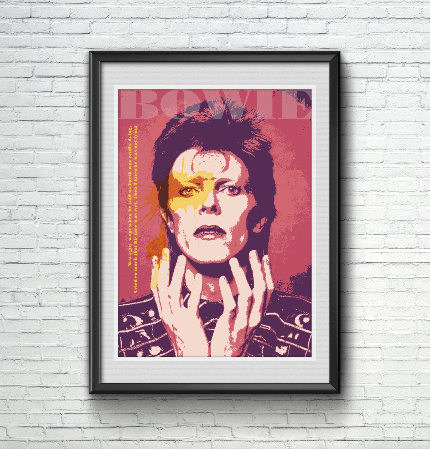 david bowie poster