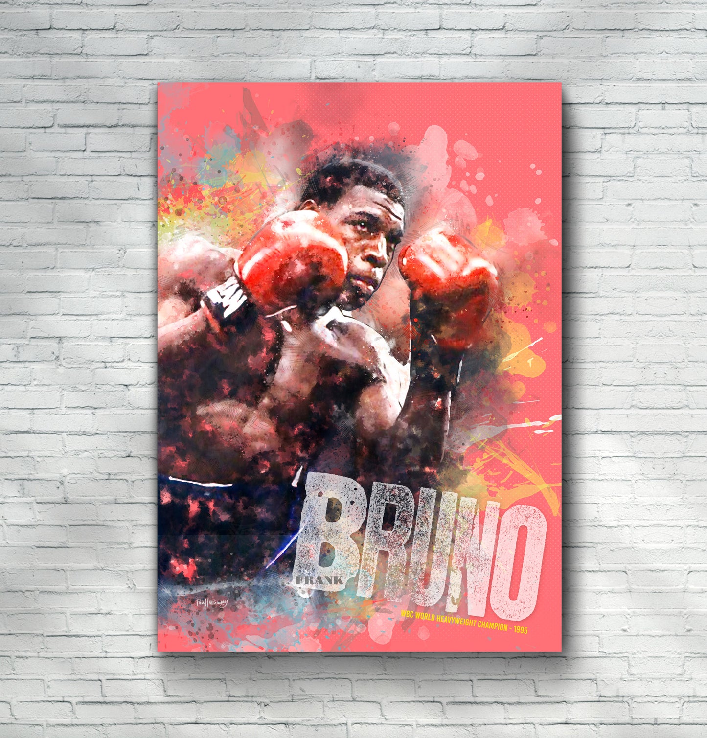 Frank Bruno - Boxing Art Print