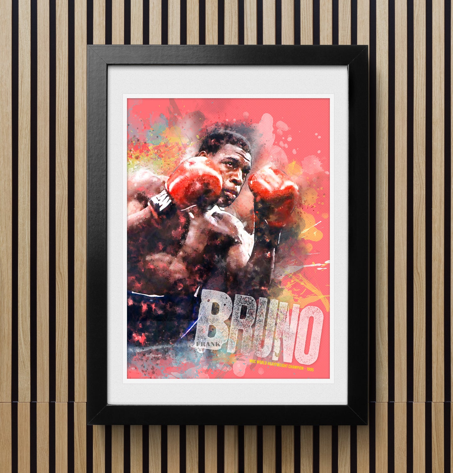 Frank Bruno - Boxing Art Print