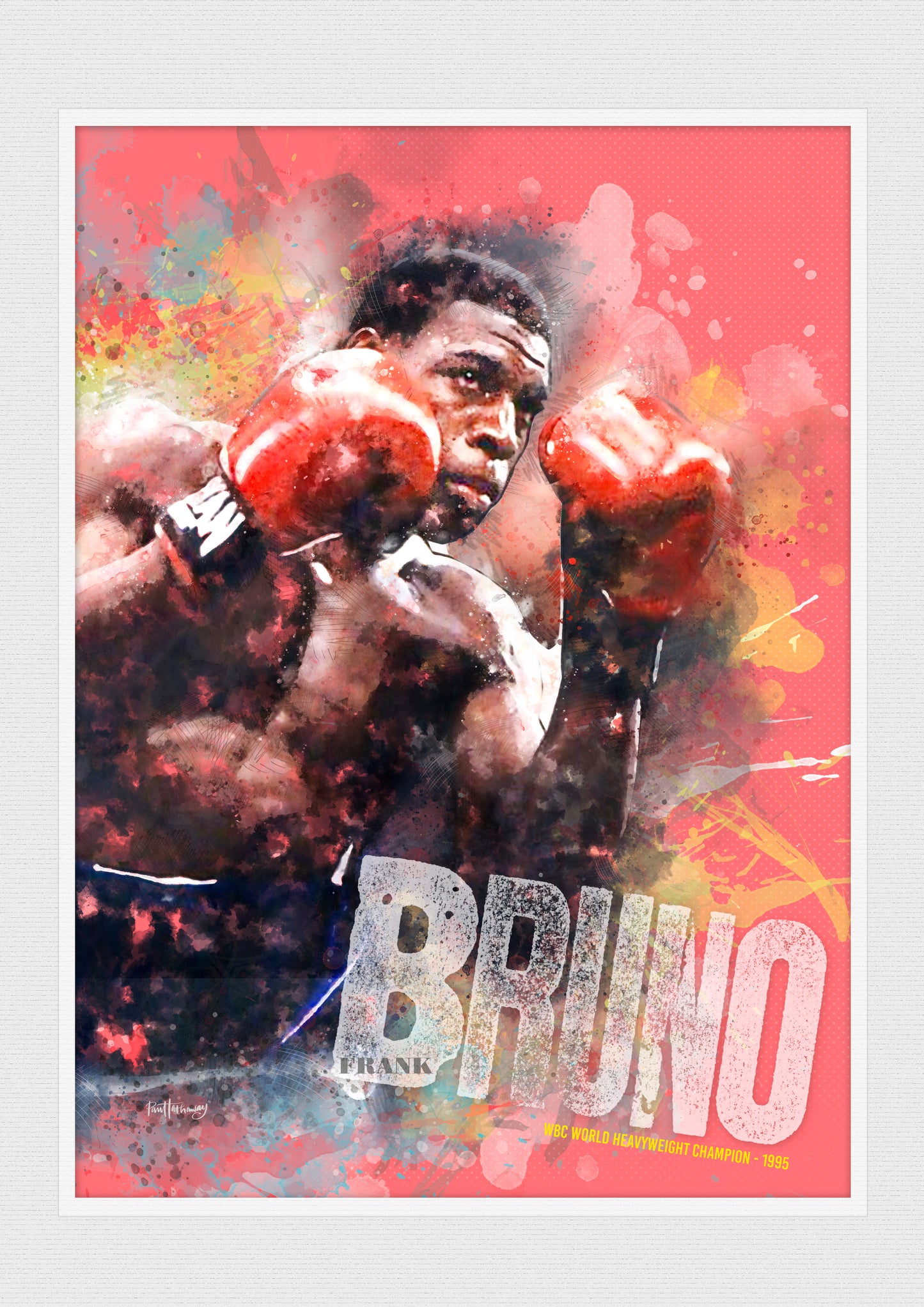 Frank Bruno - Boxing Art Print