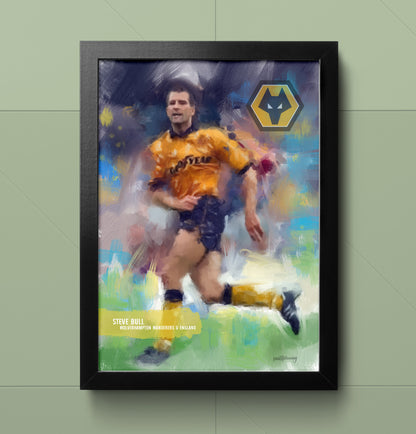 Steve Bull, Wolves - Football Art Print