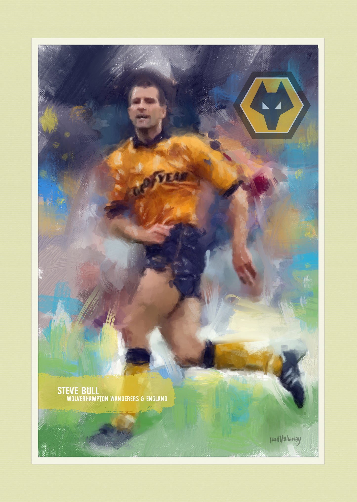 Steve Bull, Wolves - Football Art Print