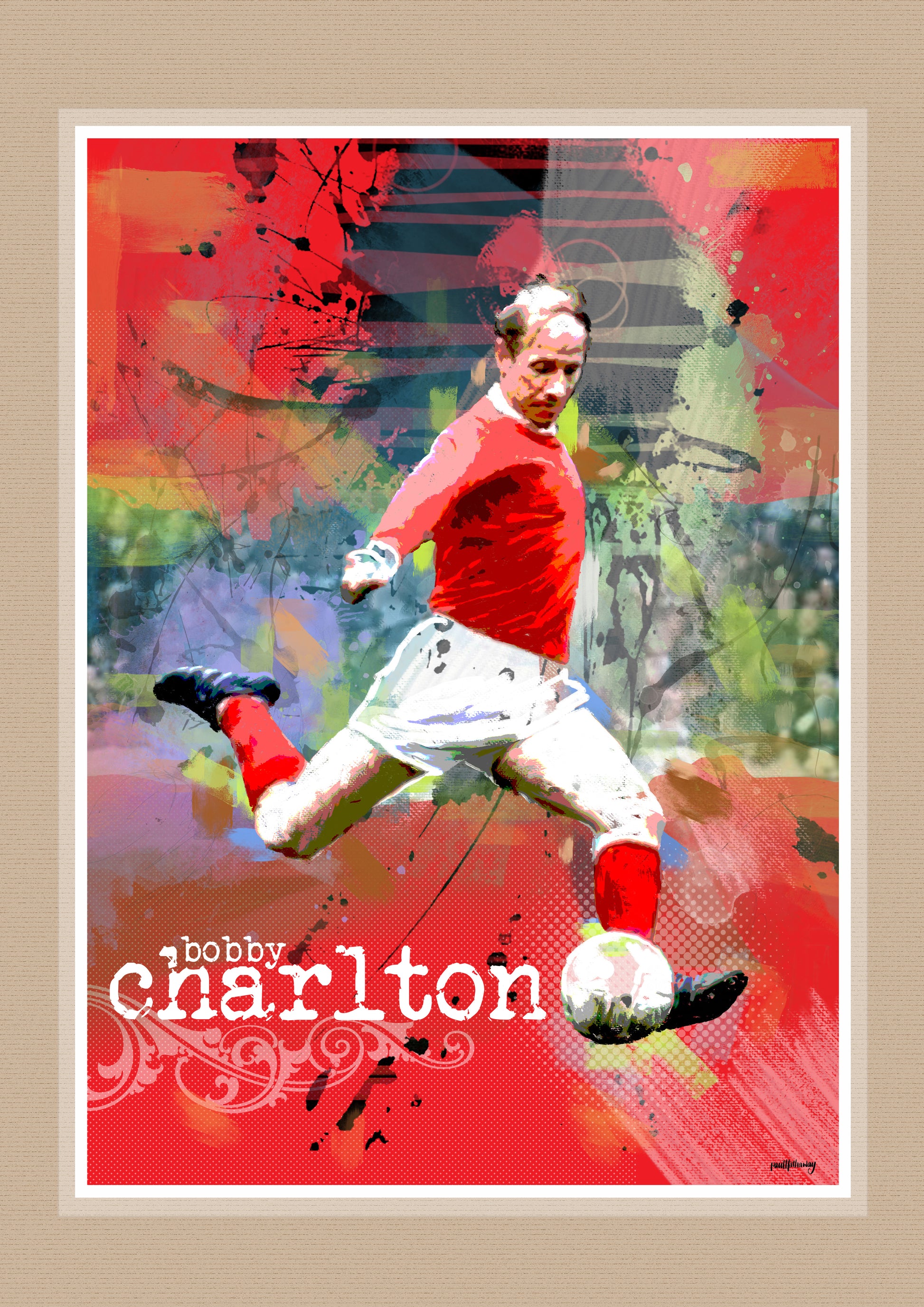 Charlton Athletic Fans Song Art Print 