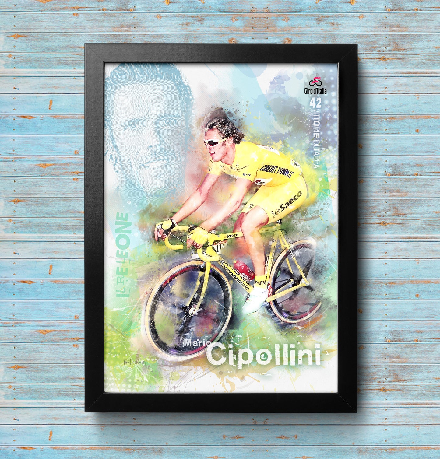 Mario Cipollini - Cycling Art Print