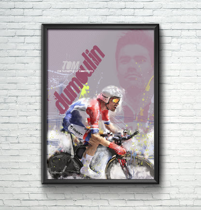 Tom Dumoulin - Cycling Art Print