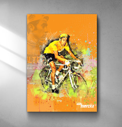 Eddy Merckx - Cycling Art Print - Option 3