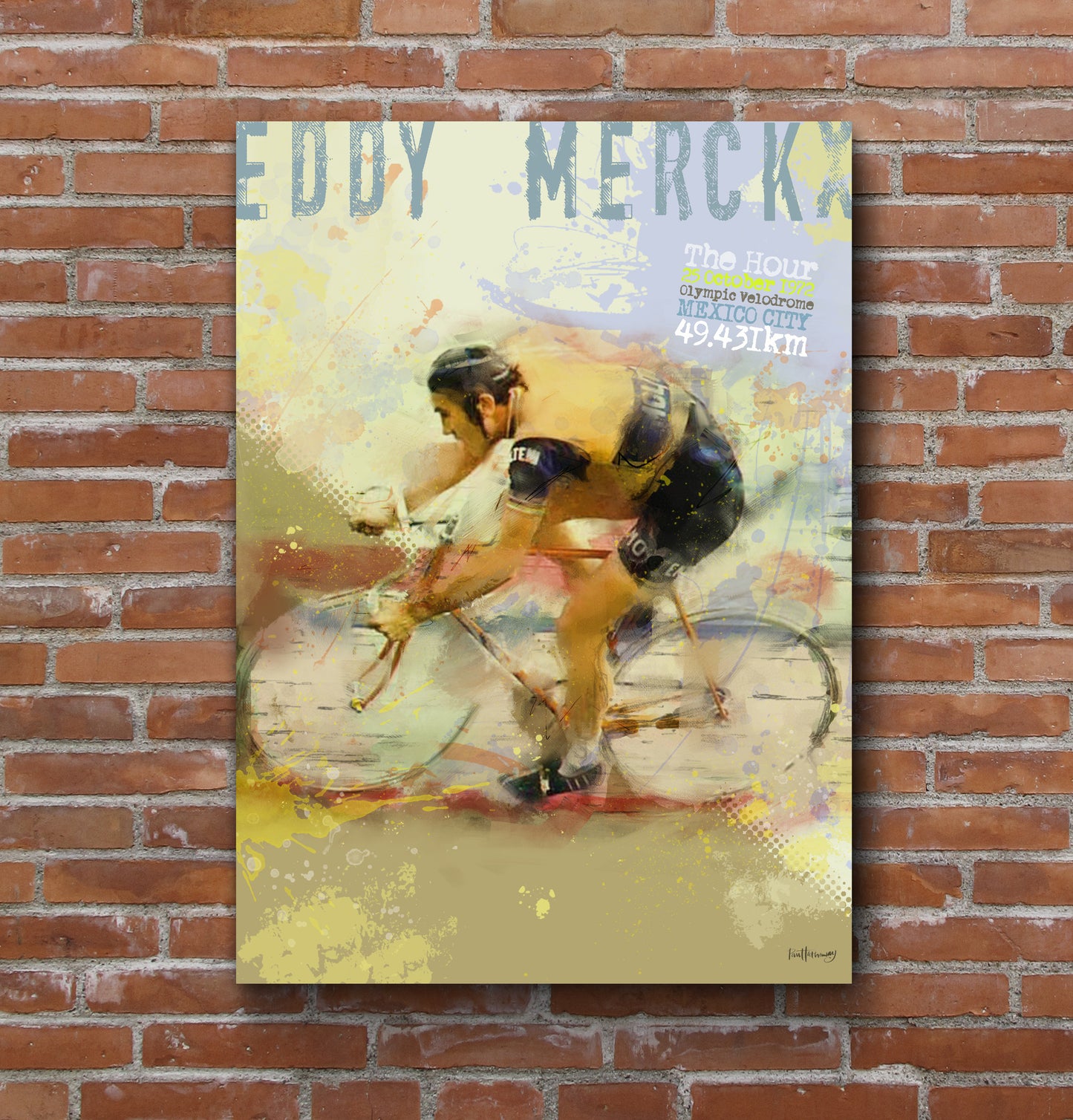 Eddy Merckx - Cycling Art Print - Option 4