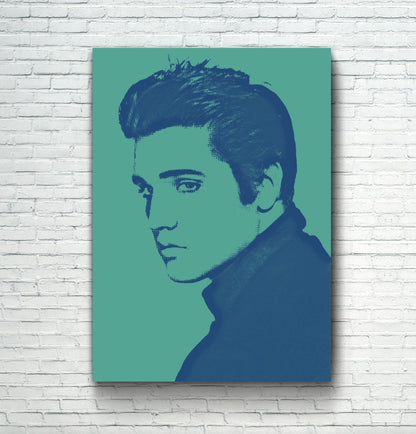 elvis art poster